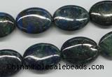 CCS166 15.5 inches 13*18mm oval dyed chrysocolla gemstone beads