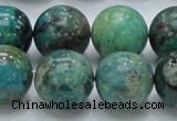 CCS17 15.5 inches 18mm round natural chrysocolla gemstone beads