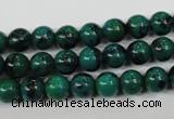 CCS402 15.5 inches 8mm round dyed chrysocolla gemstone beads