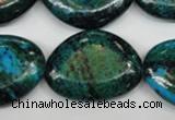 CCS481 15.5 inches 22*30mm freeform dyed chrysocolla gemstone beads
