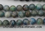 CCS502 15.5 inches 8mm round natural chrysocolla gemstone beads