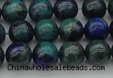 CCS524 15.5 inches 12mm round dyed chrysocolla gemstone beads