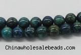 CCS71 15.5 inches 12mm round dyed chrysocolla gemstone beads