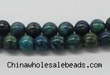 CCS72 15.5 inches 14mm round dyed chrysocolla gemstone beads