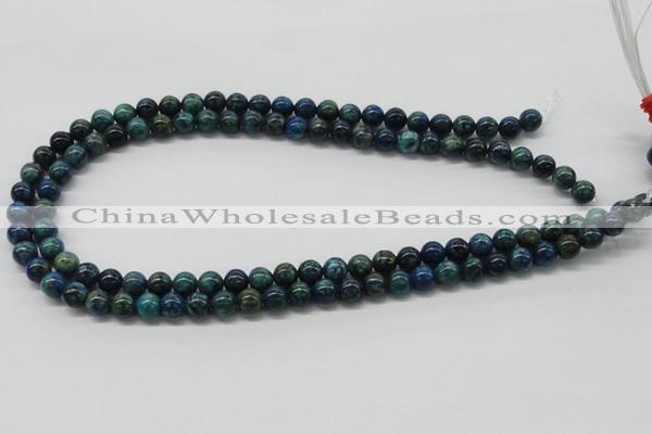 CCS72 15.5 inches 14mm round dyed chrysocolla gemstone beads