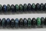 CCS74 15.5 inches 6*10mm rondelle dyed chrysocolla gemstone beads