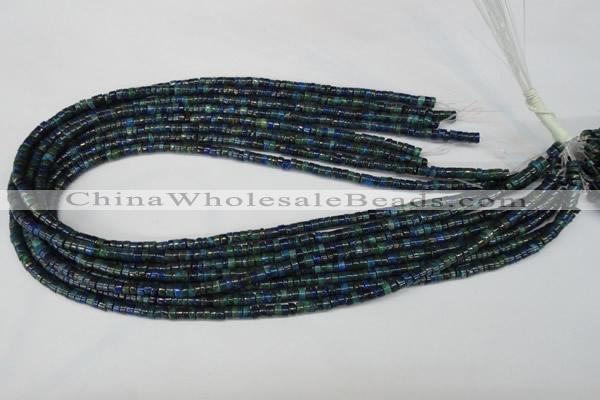 CCS75 15.5 inches 2*4mm heishi dyed chrysocolla gemstone beads