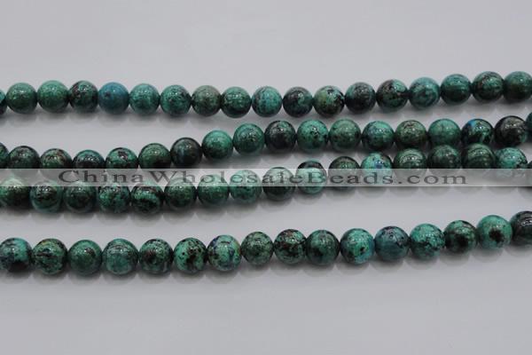 CCS801 15.5 inches 6mm round natural Chinese chrysocolla beads
