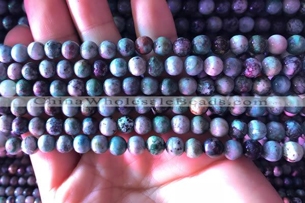 CCS853 15.5 inches 10mm round natural chrysocolla beads wholesale