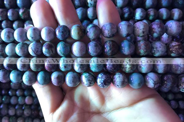 CCS854 15.5 inches 12mm round natural chrysocolla beads wholesale