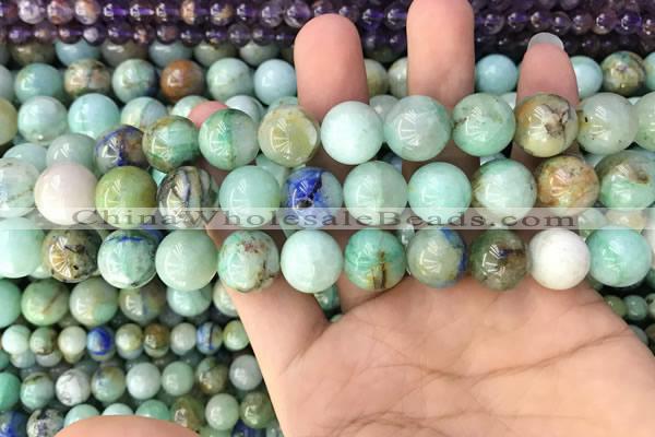 CCS869 15.5 inches 14mm round chrysocolla gemstone beads