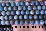 CCS891 15 inches 12mm round natural chrysocolla beads wholesale