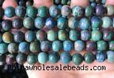 CCS895 15 inches 10mm round natural chrysocolla gemstone beads