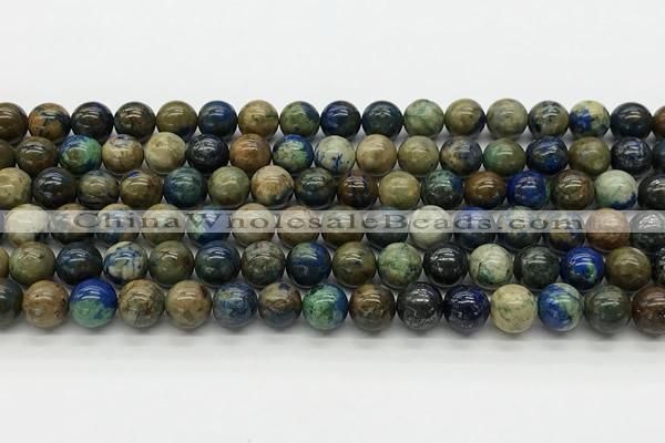 CCS909 15 inches 8mm round chrysocolla gemstone beads