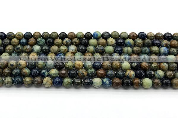 CCS935 15 inches 6mm round chrysocolla beads