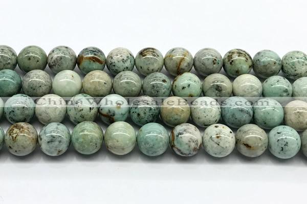 CCS943 15 inches 12mm round chrysocolla beads