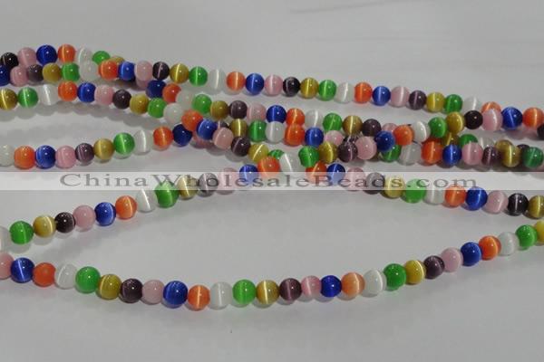 CCT1214 15 inches 4mm round cats eye beads wholesale