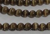 CCT1215 15 inches 4mm round cats eye beads wholesale