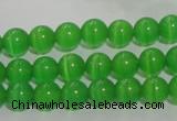 CCT1225 15 inches 4mm round cats eye beads wholesale