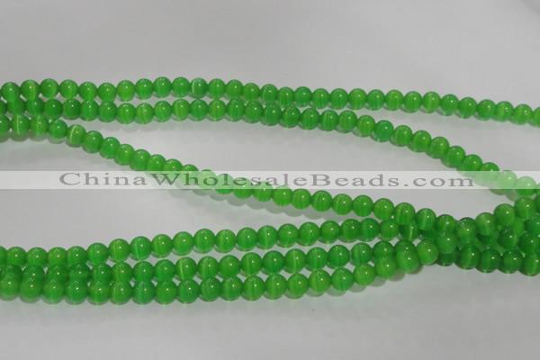 CCT1225 15 inches 4mm round cats eye beads wholesale