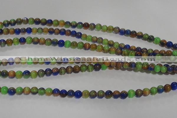 CCT1240 15 inches 4mm round cats eye beads wholesale