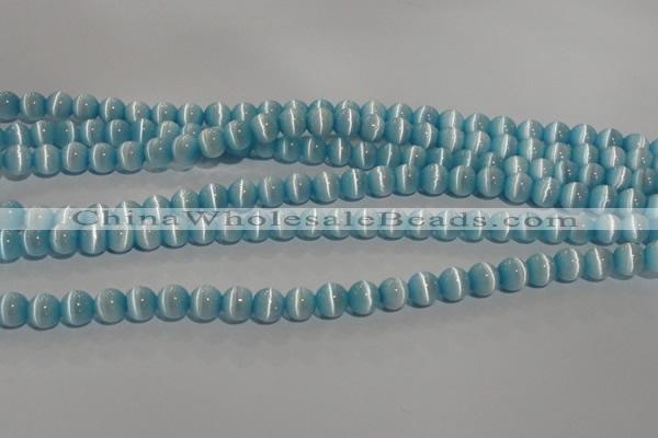 CCT1288 15 inches 5mm round cats eye beads wholesale