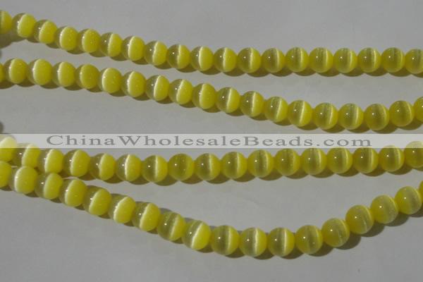 CCT1327 15 inches 6mm round cats eye beads wholesale