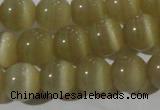 CCT1329 15 inches 6mm round cats eye beads wholesale