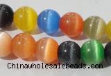 CCT1343 15 inches 6mm round cats eye beads wholesale