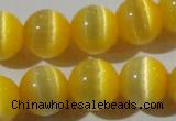 CCT1375 15 inches 7mm round cats eye beads wholesale