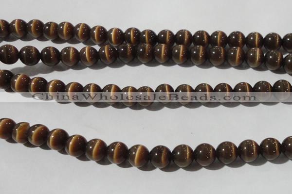 CCT1379 15 inches 7mm round cats eye beads wholesale