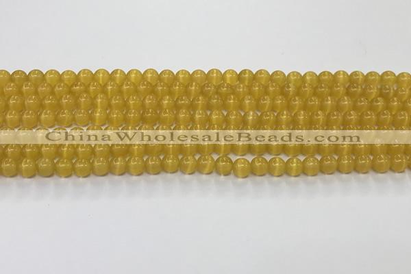 CCT1415 15 inches 4mm, 6mm round cats eye beads