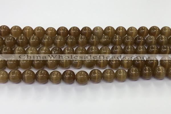 CCT1442 15 inches 8mm, 10mm, 12mm round cats eye beads