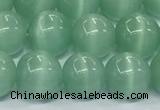 CCT1457 15 inches 8mm, 10mm, 12mm round cats eye beads