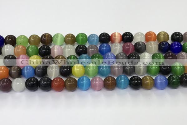 CCT1460 15 inches 8mm, 10mm, 12mm round cats eye beads