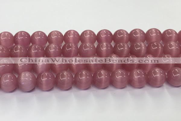 CCT1471 15 inches 14mm round cats eye beads