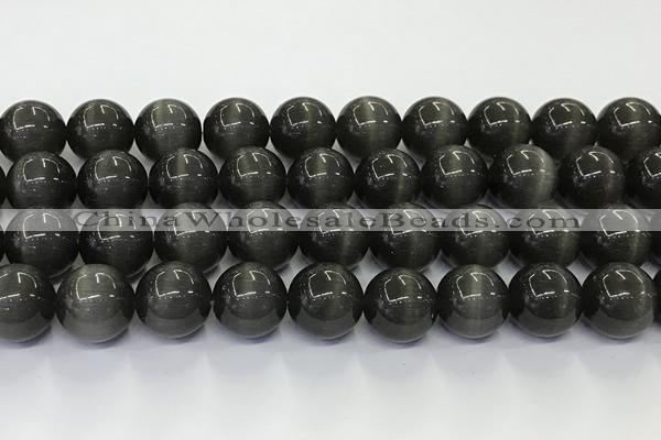 CCT1474 15 inches 14mm round cats eye beads
