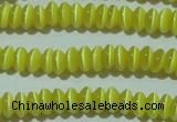 CCT213 15 inches 2*4mm rondelle cats eye beads wholesale