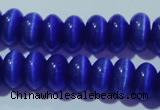 CCT288 15 inches 5*8mm rondelle cats eye beads wholesale