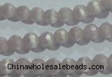 CCT303 15 inches 4mm faceted round cats eye beads wholesale