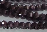 CCT313 15 inches 4mm faceted round cats eye beads wholesale