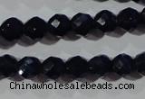 CCT348 15 inches 5mm faceted round cats eye beads wholesale