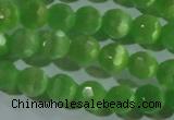 CCT360 15 inches 6mm faceted round cats eye beads wholesale