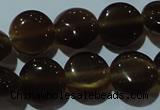 CCT489 15 inches 8mm flat round cats eye beads wholesale