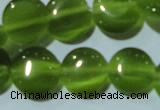 CCT495 15 inches 8mm flat round cats eye beads wholesale