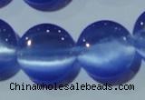 CCT550 15 inches 12mm flat round cats eye beads wholesale