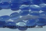 CCT613 15 inches 4*6mm oval cats eye beads wholesale