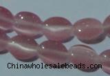 CCT633 15 inches 6*8mm oval cats eye beads wholesale