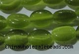 CCT647 15 inches 6*8mm oval cats eye beads wholesale