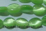 CCT649 15 inches 6*8mm oval cats eye beads wholesale